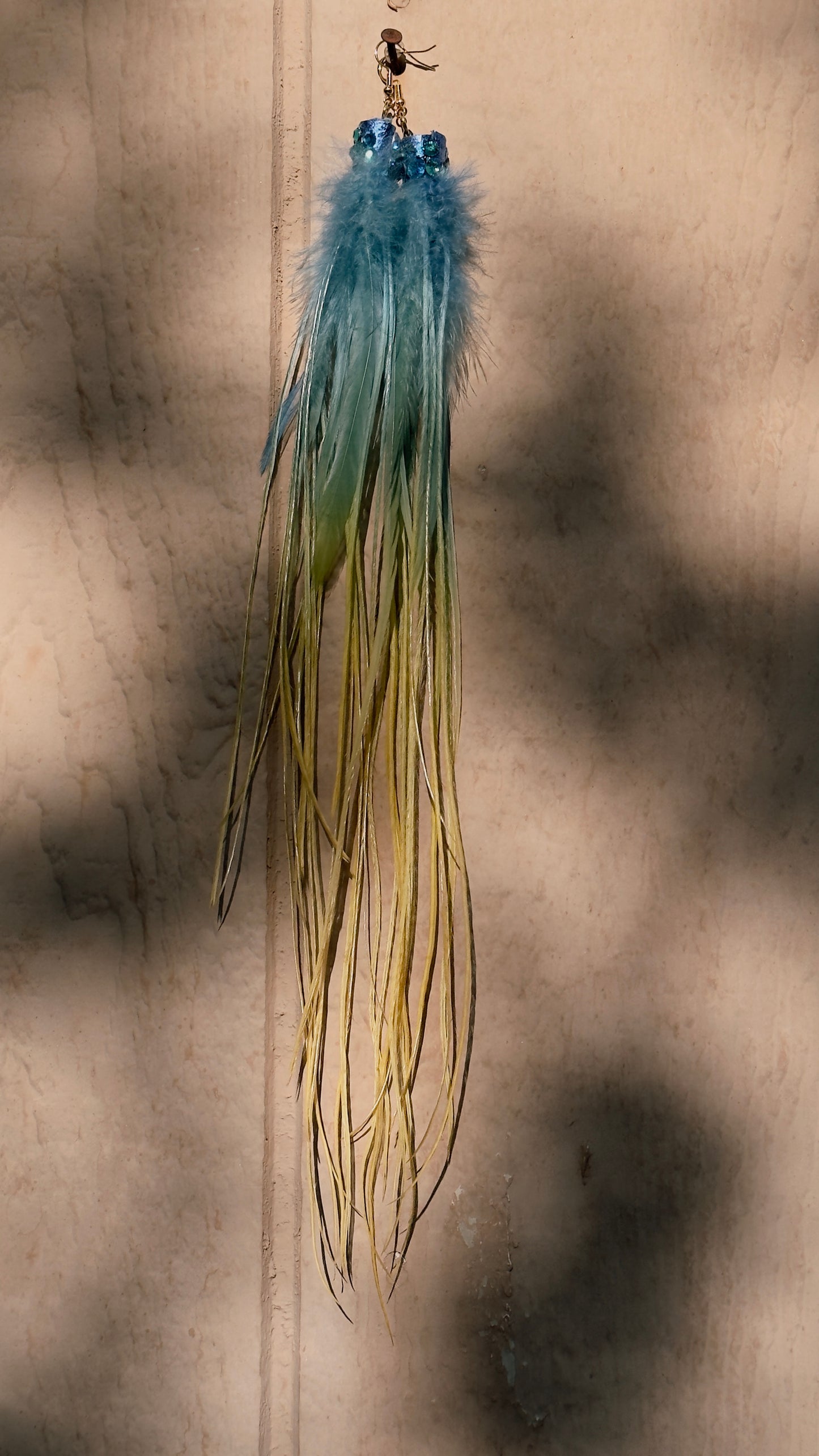 Feather Earrings - Angelfish