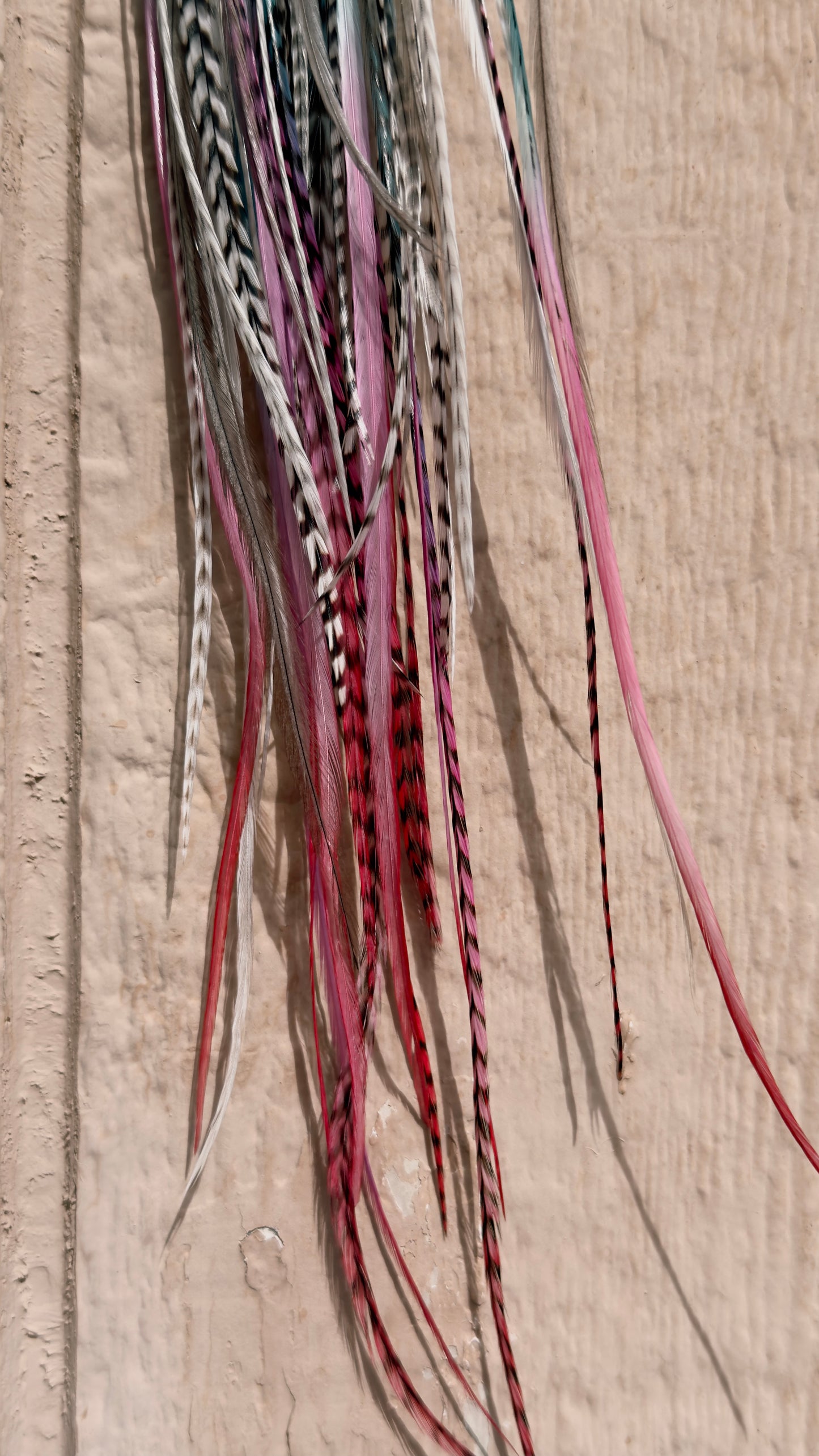 Feather Earrings - Arctic Unicorn