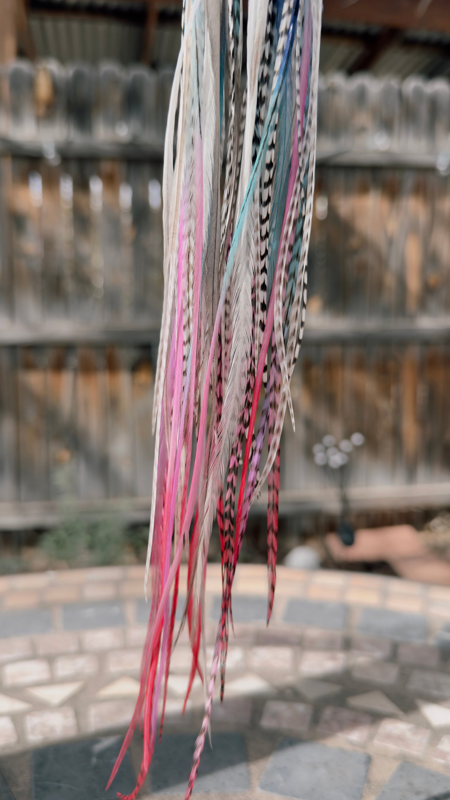 Feather Earrings - Arctic Unicorn