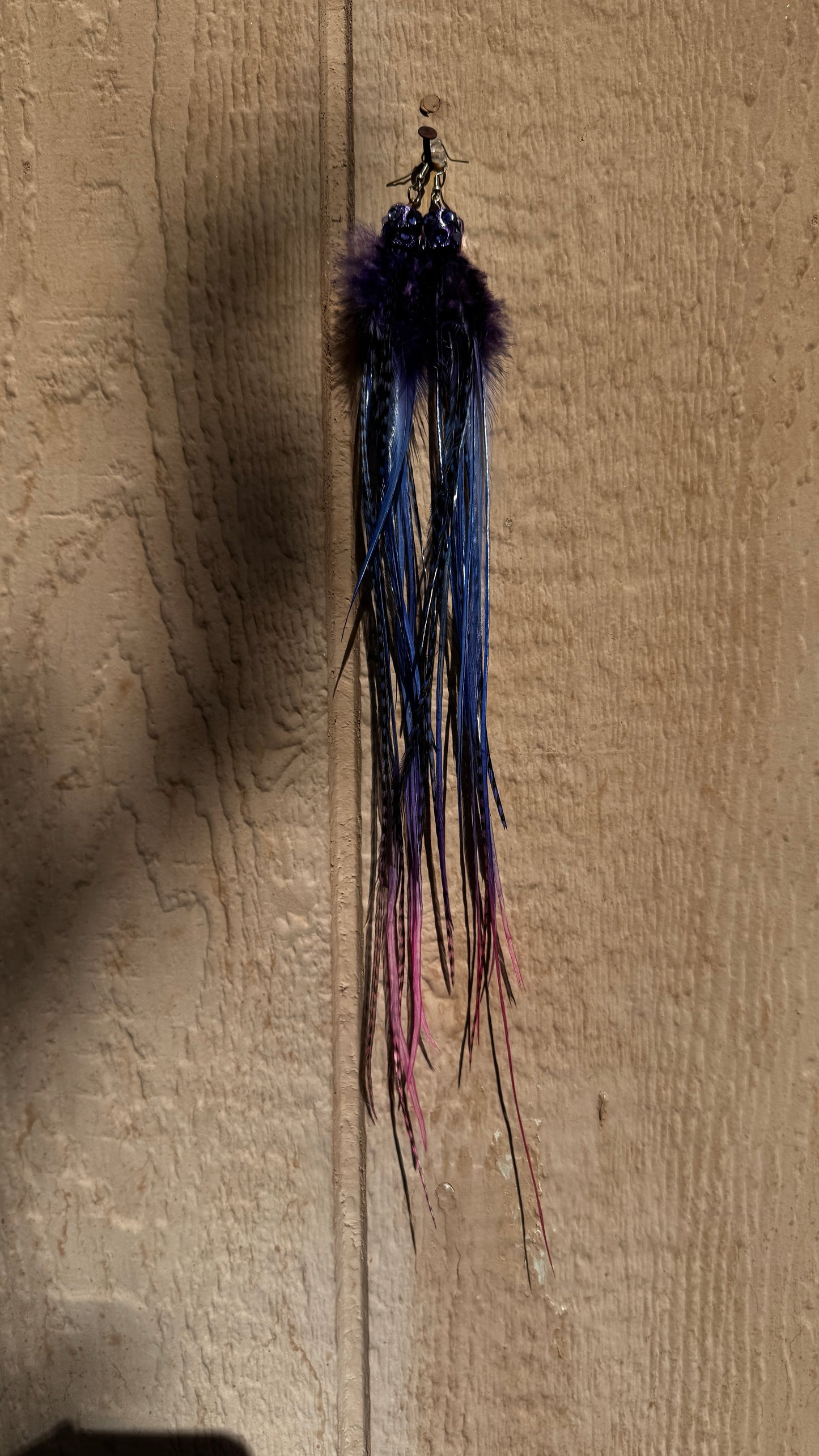 Feather Earrings - Nebula