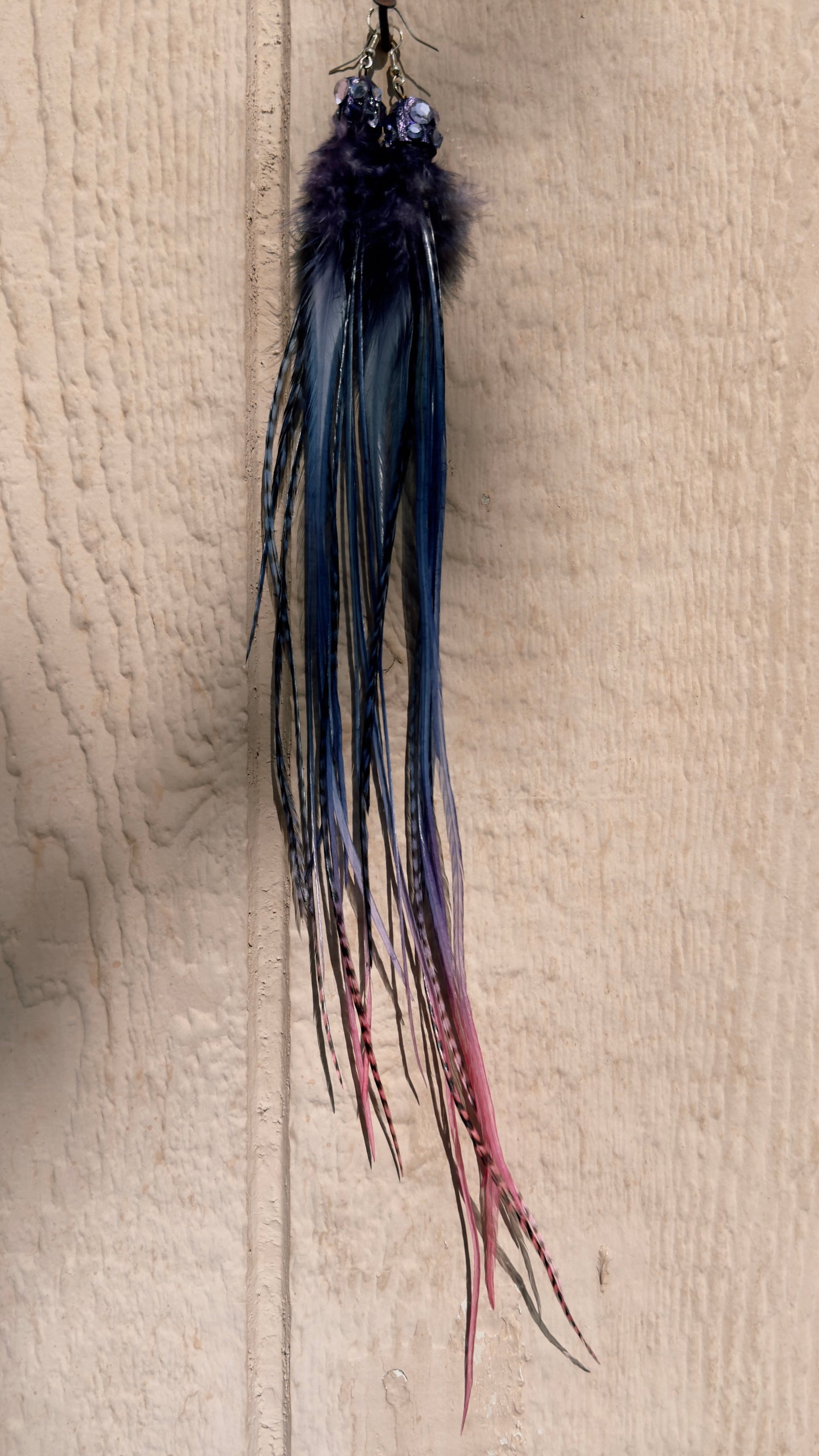 Feather Earrings - Nebula