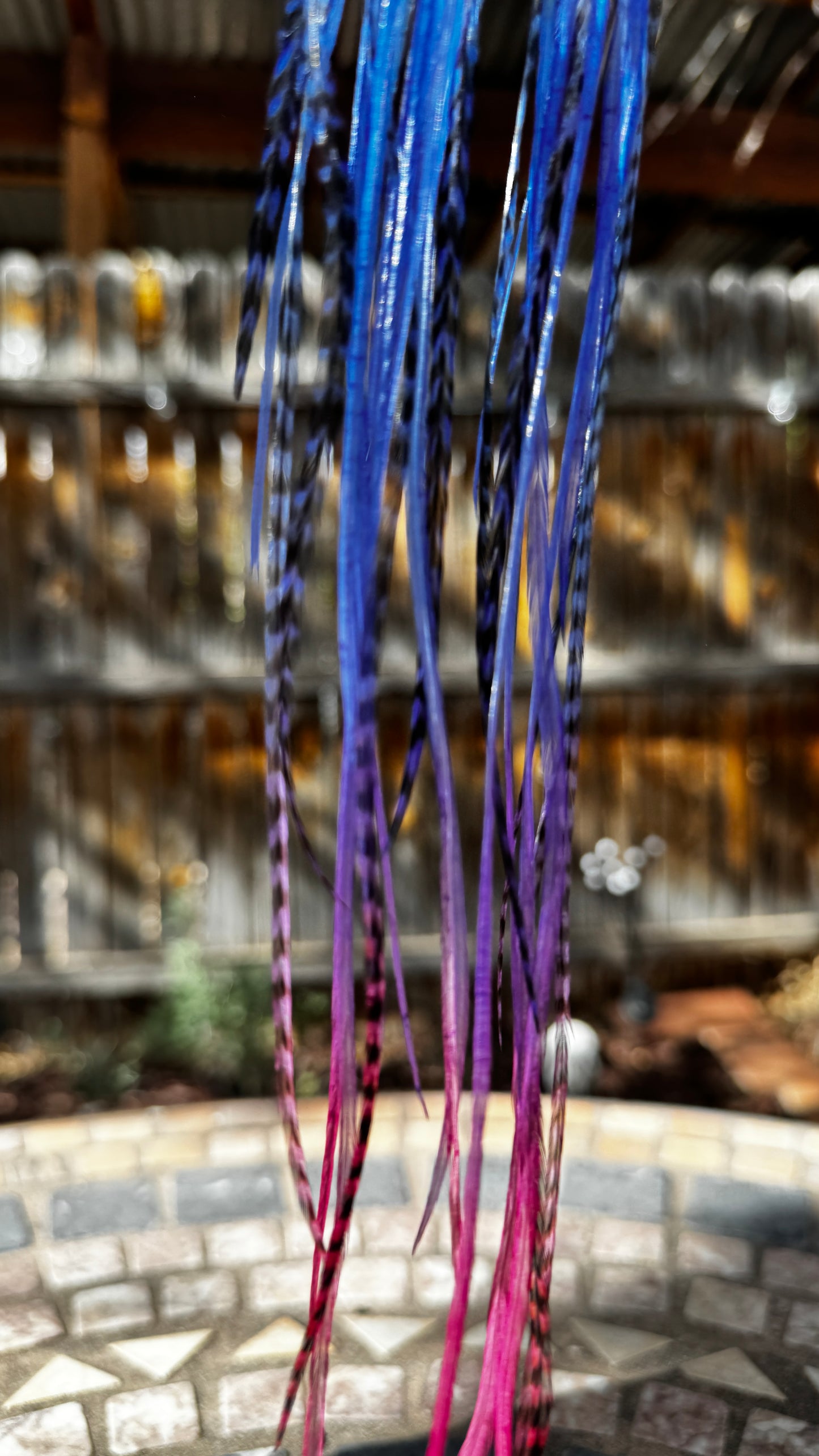 Feather Earrings - Nebula