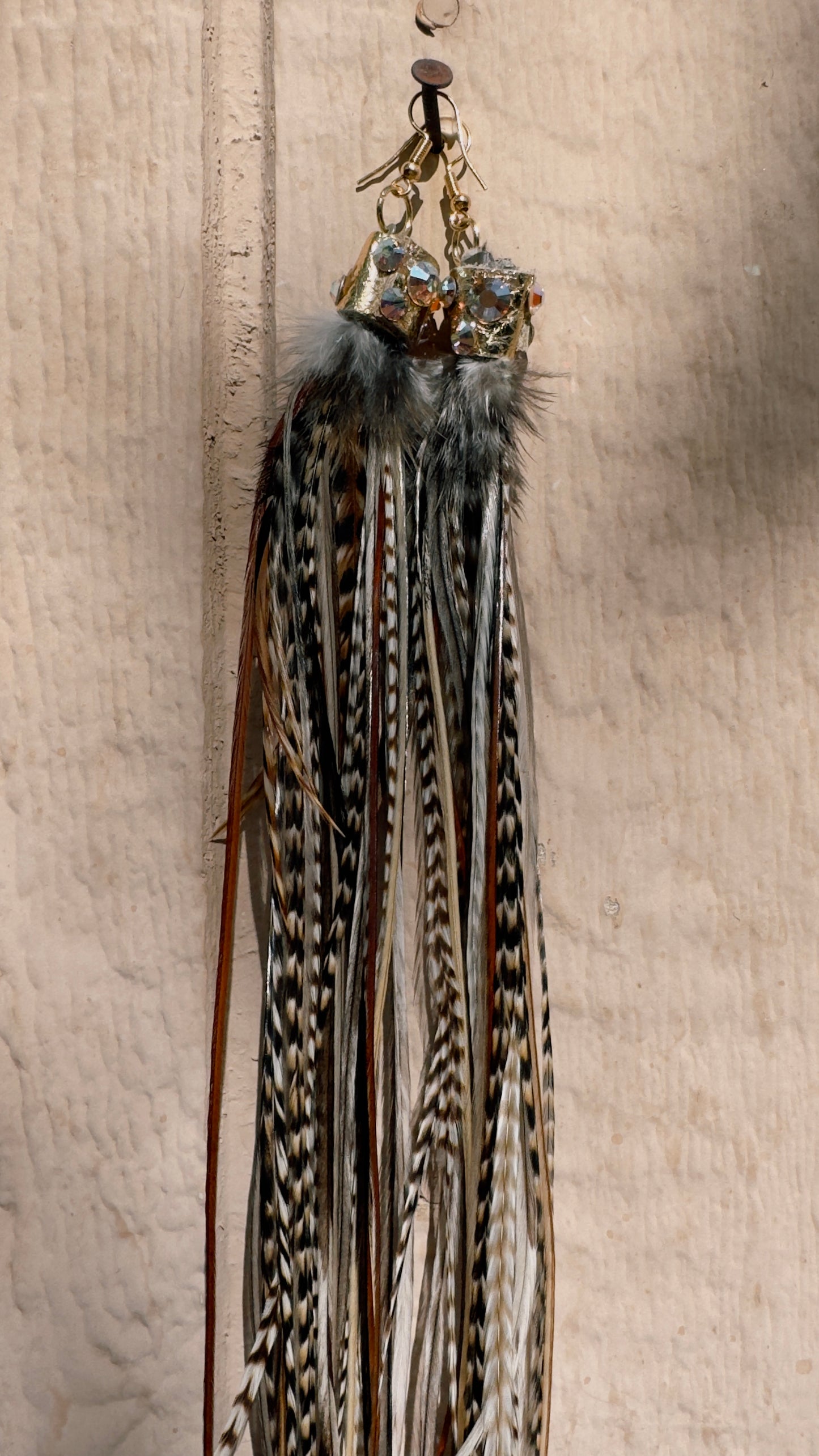 Feather Earrings - Send Nudes