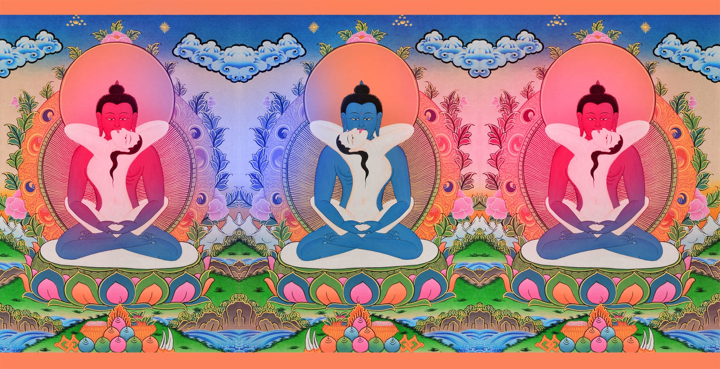 Thangka Orange Sarong